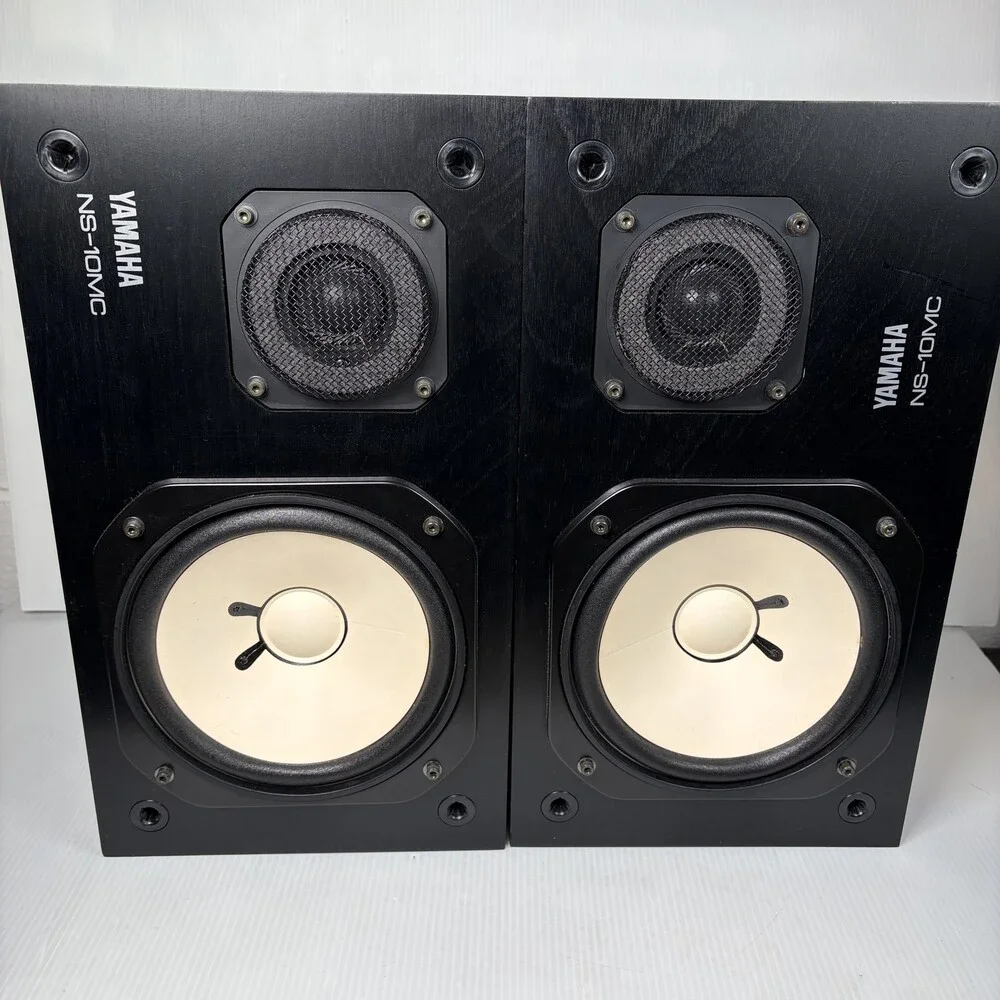 Vintage Yamaha NS-10MC 2-Way Stuido Monitor Bookshelf Speakers Pair Passive READ